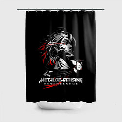 Шторка для душа Metal Gear Rising - game hero, цвет: 3D-принт