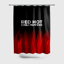 Шторка для ванной Red Hot Chili Peppers red plasma