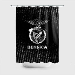 Шторка для ванной Benfica с потертостями на темном фоне