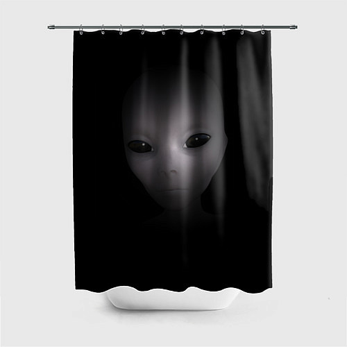 Шторка для ванной Взгляд пришельца / 3D-принт – фото 1