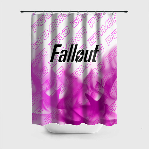 Шторка для ванной Fallout pro gaming: символ сверху / 3D-принт – фото 1