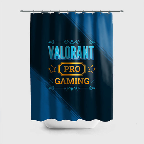Шторка для ванной Игра Valorant: pro gaming / 3D-принт – фото 1