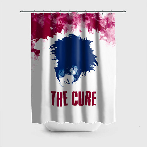 Шторка для ванной Роберт Смит The Cure / 3D-принт – фото 1