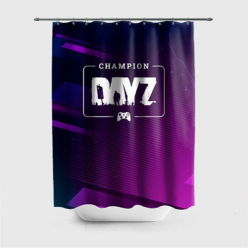 Шторка для ванной DayZ gaming champion: рамка с лого и джойстиком на / 3D-принт – фото 1