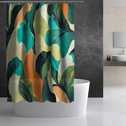 Шторка для душа Multicoloured camouflage, цвет: 3D-принт — фото 2