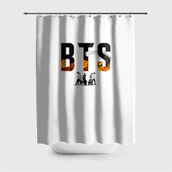 Шторка для ванной BTS Team Art