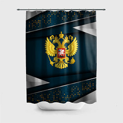 Шторка для душа Russia - dark abstract, цвет: 3D-принт