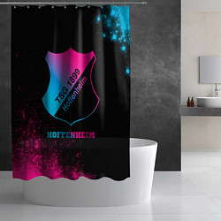 Шторка для душа Hoffenheim - neon gradient, цвет: 3D-принт — фото 2
