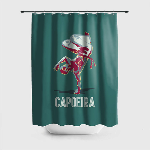 Шторка для ванной Capoeira fighter / 3D-принт – фото 1