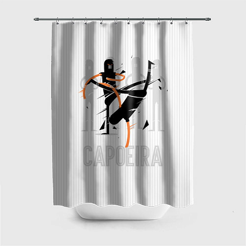 Шторка для ванной Capoeira duel / 3D-принт – фото 1