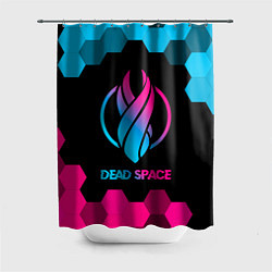 Шторка для ванной Dead Space - neon gradient