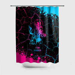 Шторка для ванной Iron Maiden - neon gradient