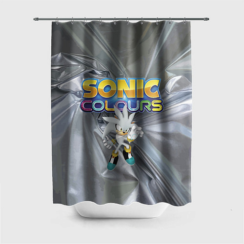 Шторка для ванной Silver Hedgehog - Sonic - Video Game / 3D-принт – фото 1