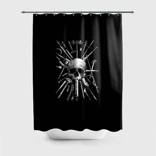 Шторка для ванной Могила воина / 3D-принт – фото 1