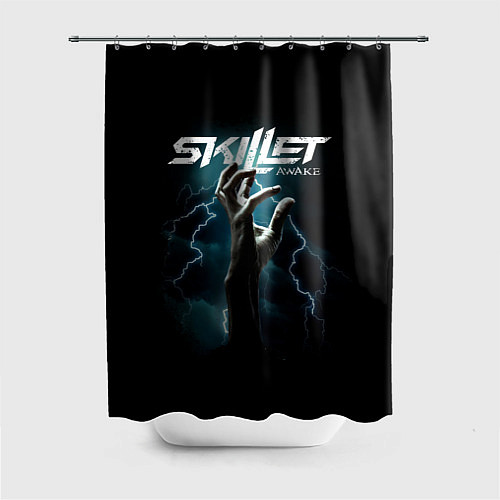 Шторка для ванной Группа Skillet / 3D-принт – фото 1