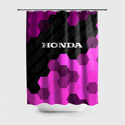 Шторка для душа Honda pro racing: символ сверху, цвет: 3D-принт