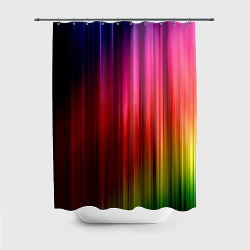 Шторка для ванной Цветной спектр / 3D-принт – фото 1