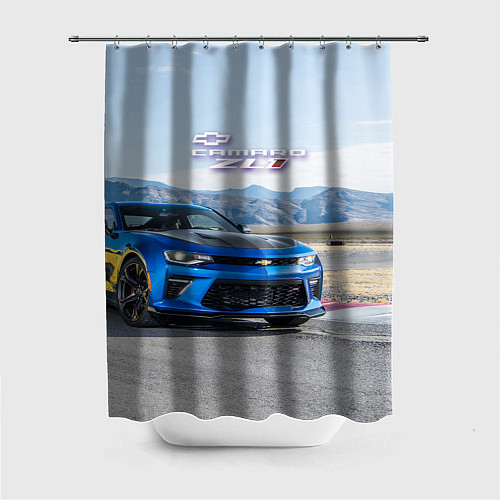 Шторка для ванной Chevrolet Camaro ZL 1 - Motorsport / 3D-принт – фото 1