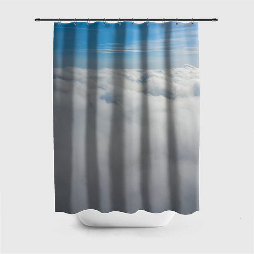 Шторка для ванной Над облаками / 3D-принт – фото 1