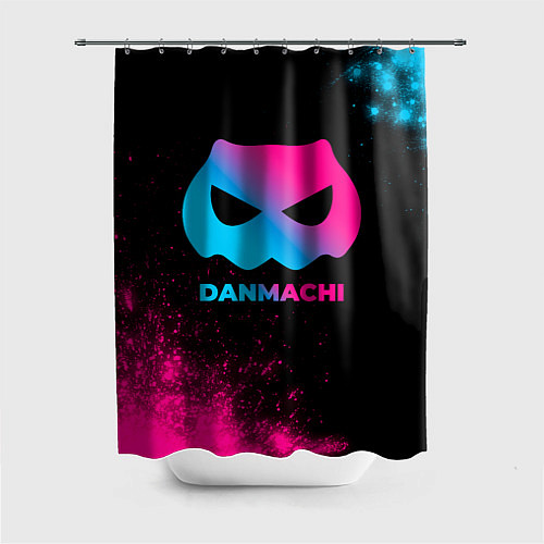 Шторка для ванной DanMachi - neon gradient / 3D-принт – фото 1