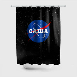 Шторка для душа Саша Наса космос, цвет: 3D-принт