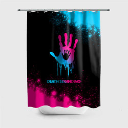 Шторка для ванной Death Stranding - neon gradient