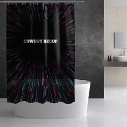Шторка для душа Cowboy Bebop infinity, цвет: 3D-принт — фото 2