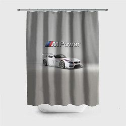 Шторка для душа BMW Z4 GT3 - Motorsport - racing team, цвет: 3D-принт