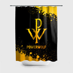 Шторка для ванной Powerwolf - gold gradient