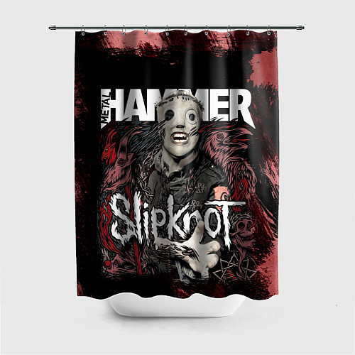 Шторка для ванной Slipknot Hammer / 3D-принт – фото 1