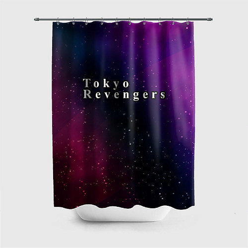 Шторка для ванной Tokyo Revengers gradient space / 3D-принт – фото 1