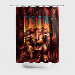 Шторка для ванной DOS DOOM - Bull demon