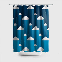 Шторка для ванной Night clouds