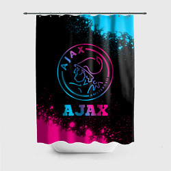 Шторка для ванной Ajax - neon gradient