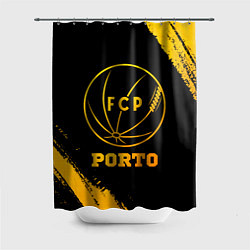 Шторка для ванной Porto - gold gradient