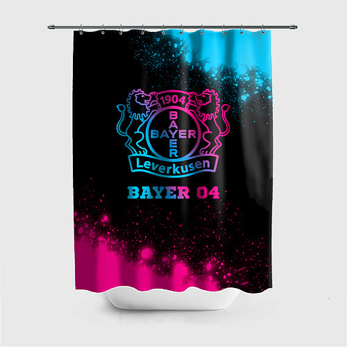 Шторка для ванной Bayer 04 - neon gradient / 3D-принт – фото 1