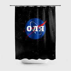 Шторка для душа Оля Наса космос, цвет: 3D-принт