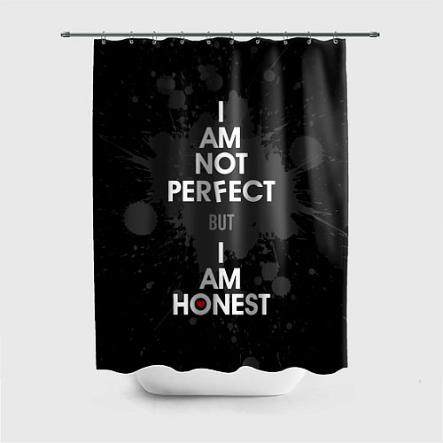 Шторка для ванной I am not perfect, but I am honest / 3D-принт – фото 1