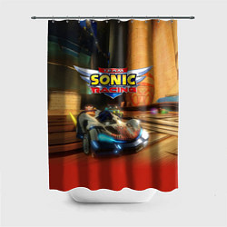 Шторка для ванной Team Sonic racing - hedgehog - video game