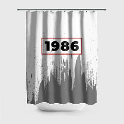 Шторка для ванной 1986 - в красной рамке на светлом