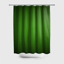 Шторка для душа Зеленый с затемняющей виньеткой, цвет: 3D-принт