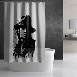 Шторка для душа Майкл Джексон - рисунок, цвет: 3D-принт — фото 2