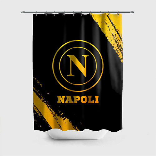 Шторка для ванной Napoli - gold gradient / 3D-принт – фото 1