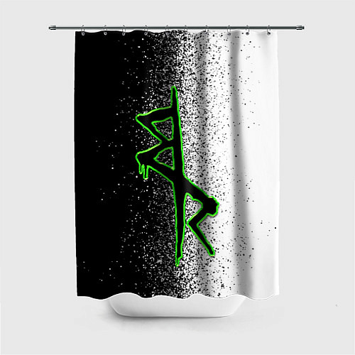 Шторка для ванной Нетраннеры: Логотип / 3D-принт – фото 1
