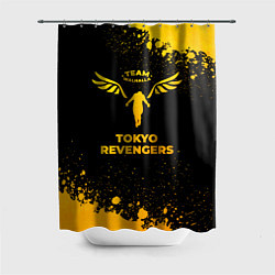 Шторка для ванной Tokyo Revengers - gold gradient