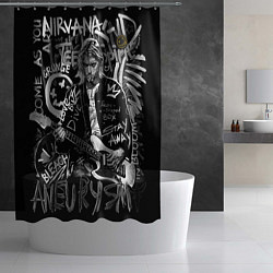 Шторка для душа Nirvana art 2022, цвет: 3D-принт — фото 2