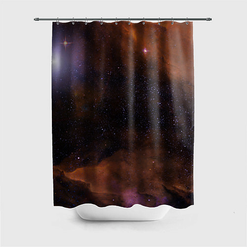 Шторка для ванной Космос и множество звёзды / 3D-принт – фото 1