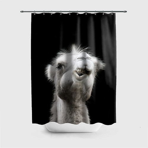 Шторка для ванной Веселый верблюд / 3D-принт – фото 1