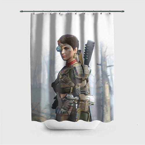 Шторка для ванной Fallout 4 - character - ammunition / 3D-принт – фото 1