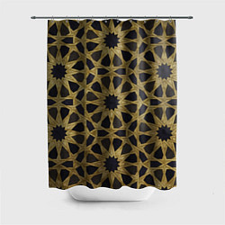 Шторка для душа Арабские узоры, Arabian Pattern, цвет: 3D-принт